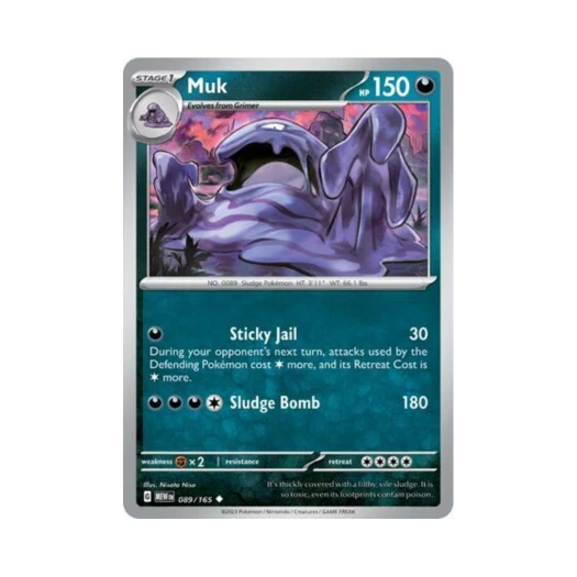 Pokemon TCG Muk U Scarlet & Violet 151 (English Ver.)