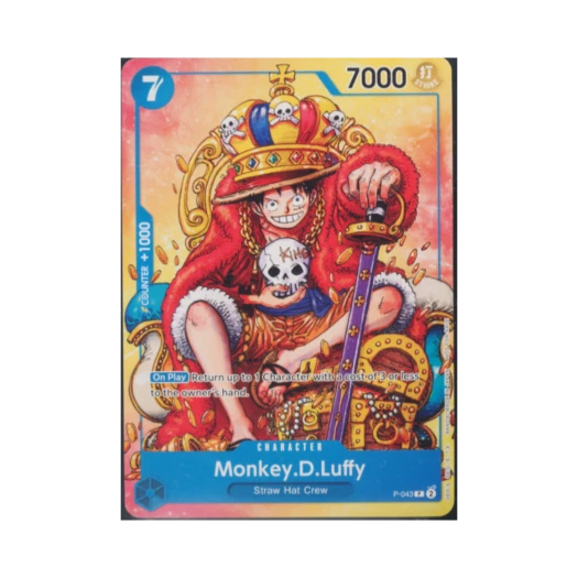 원피스 TCG 몽키 D. 루피 P P-043 프로모션 카드 드림핵 댈러스 2024 (영문판)