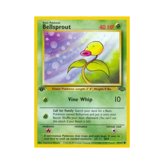 Pokemon TCG Bellsprout C Jungle (English Ver.)