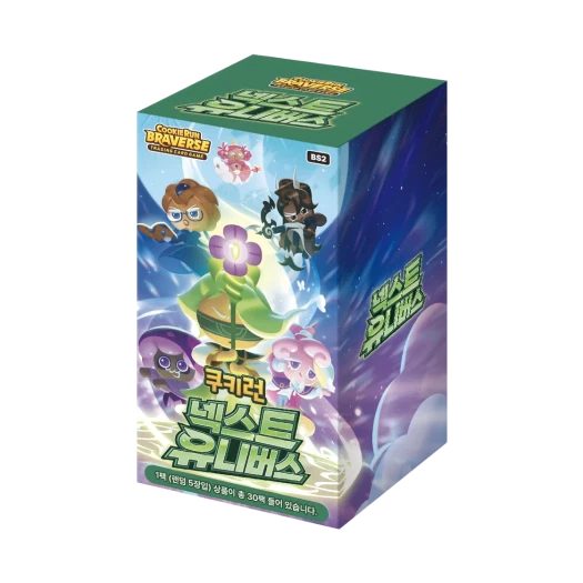 쿠키런 TCG 쿠키런 브레이버스 카드 게임 부스터 팩 넥스트 유니버스 (30팩/한글판)