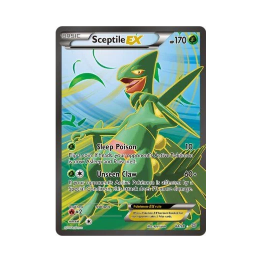 포켓몬 TCG 나무킹 EX RU 에인션트 오리진스 (영문판)