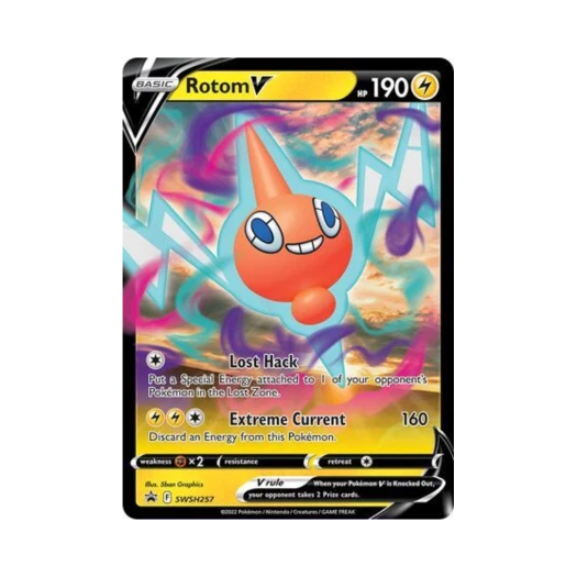 포켓몬 TCG 로토무 V P 소드 & 실드 프로모카드 (영문판)
