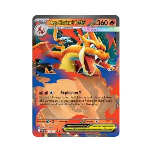 Pokemon TCG Mega Charizard Y ex DR Mega Evolution Ascended Heroes (English Ver.)