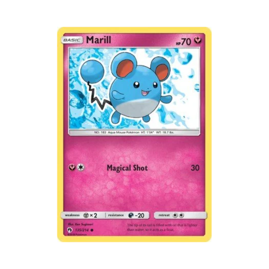 Pokemon TCG Marill C Lost Thunder (English Ver.)