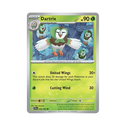 포켓몬 TCG 빼미스로우 C 슈라우디드 페이블 (영문판) 카드 이미지