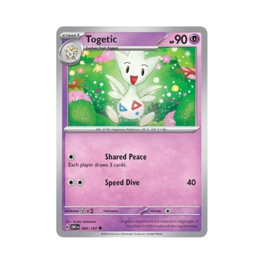Pokemon TCG Togetic U Obsidian Flames (English Ver.)