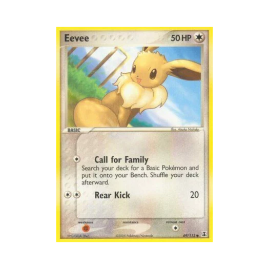 포켓몬 TCG 이브이 C EX 델타 스페이시스 (영문판)