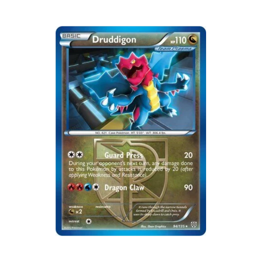 Pokemon TCG Druddigon R Plasma Storm (English Ver.)