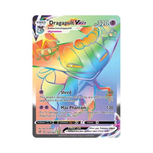 포켓몬 TCG 드래펄트 VMAX RR 레벌 크래시 (영문판)