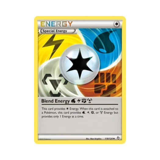 포켓몬 TCG 블렌드 에너지 물 번개 격투 강철 U 드래곤즈 엑잘티드 (영문판)