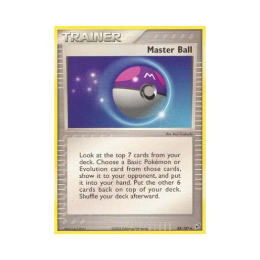 Pokemon TCG Master Ball U EX Deoxys (English Ver.)