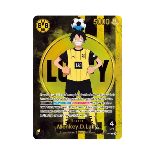 원피스 TCG 몽키 D. 루피 L ST13-003 EN 프로모션 카드 BVB x 원피스 매치데이 2025 (영문판)