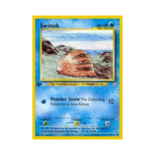 포켓몬 TCG 꾸꾸리 C 네오 제네시스 (영문판)