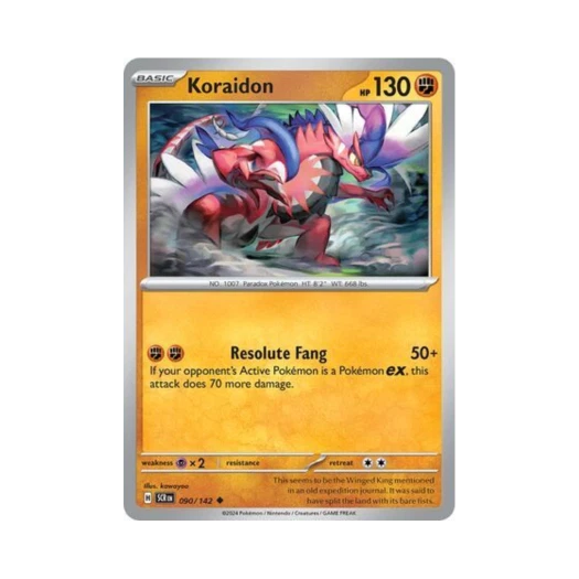 Pokemon TCG Koraidon U Stellar Crown (English Ver.)