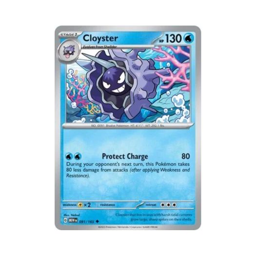Pokemon TCG Cloyster U Scarlet & Violet 151 (English Ver.)