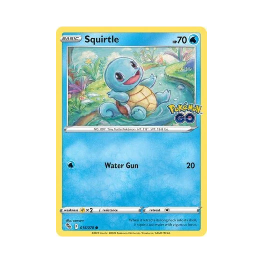포켓몬 TCG 꼬부기 C 포켓몬 고 (영문판)