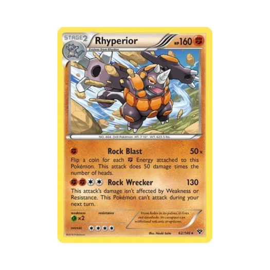 포켓몬 TCG 거대코뿌리 RH XY (영문판)