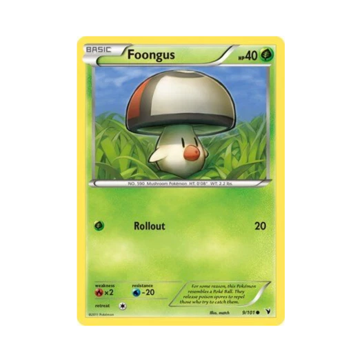Pokemon TCG Foongus C Noble Victories (English Ver.)
