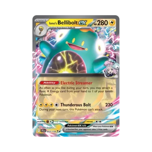 Pokemon TCG Iono's Bellibolt ex DR Journey Together (English Ver.)