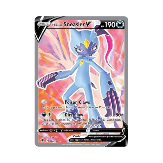 포켓몬 TCG 히스이 포푸니크 V RU 아스트랄 레디안스 (영문판)
