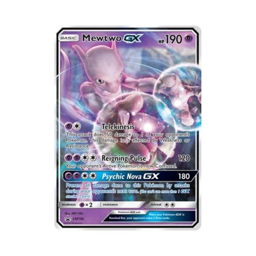 Pokemon TCG Mewtwo GX Jumbo P Sun & Moon Promos (English Ver.)