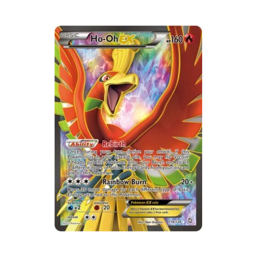 포켓몬 TCG 칠색조 ex RU 드래곤즈 엑잘티드 (영문판)