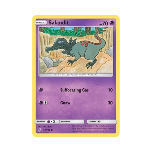Pokemon TCG Salandit C Unified Minds (English Ver.)