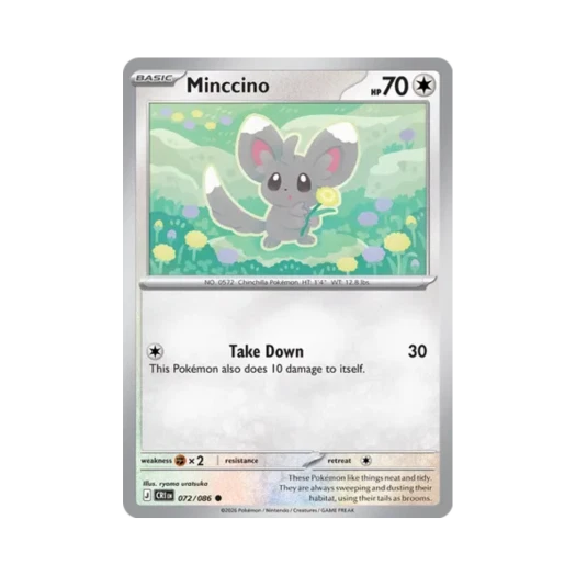 Pokemon TCG Minccino C Chaos Rising (English Ver.)