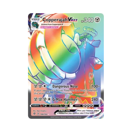 Pokemon TCG Copperajah VMAX RR Rebel Clash (English Ver.)