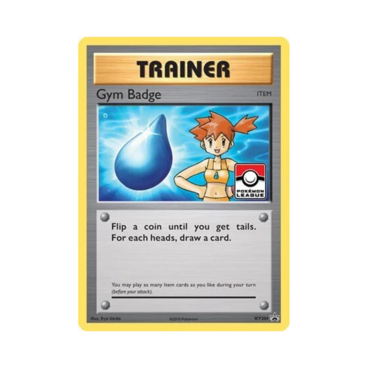 포켓몬 TCG 체육관 배지 P XY 프로모 카드 (영문판)