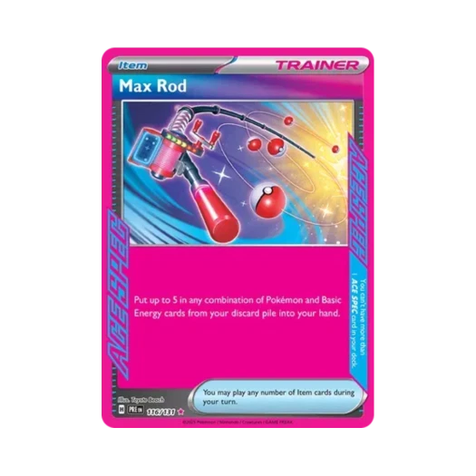 Pokemon TCG Max Rod ASR Prismatic Evolutions (English Ver.)