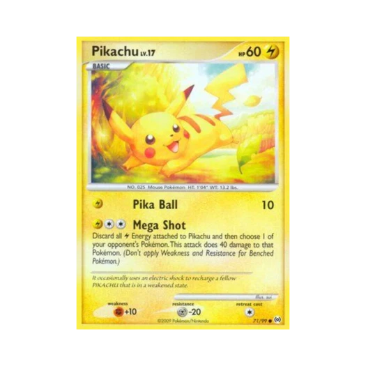 Pokemon TCG Pikachu C Arceus (English Ver.)