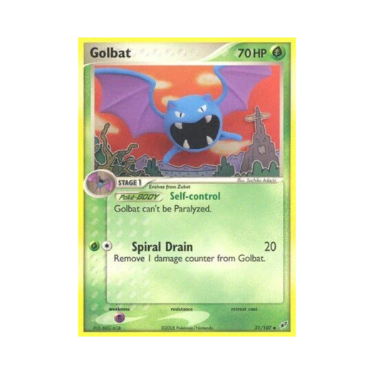 포켓몬 TCG 골뱃 U EX 테오키스 (영문판)