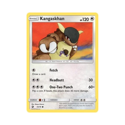 Pokemon TCG Kangaskhan C Dragon Majesty (English Ver.)