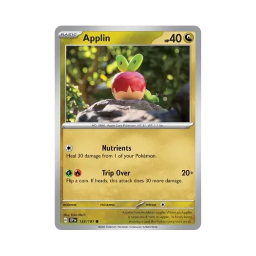 Pokemon TCG Applin C Surging Sparks (English Ver.)