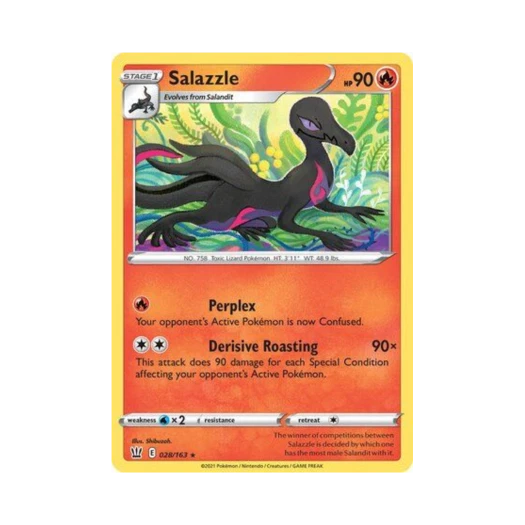 포켓몬 TCG 염뉴트 R 배틀 스타일즈 (영문판)