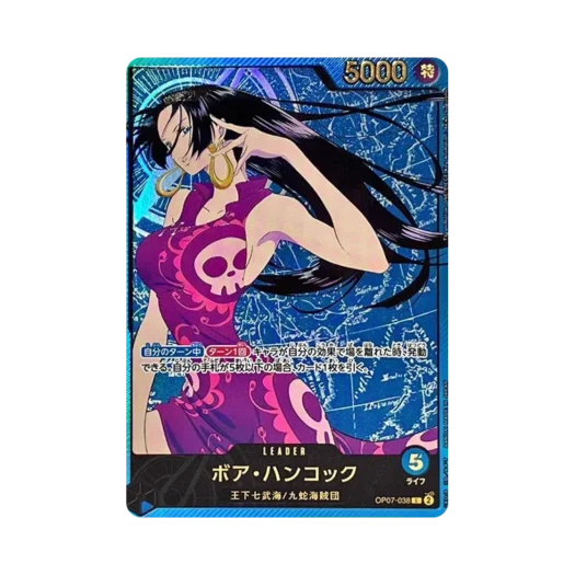 One Piece TCG Boa Hancock L-SPC OP07-038 Extra Booster Anime 25th Collection (Japanese Ver.)