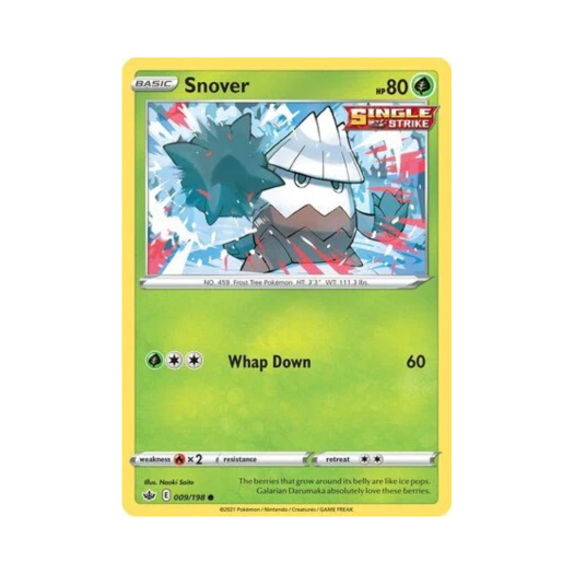 포켓몬 TCG 눈쓰개 C 칠링 레인 (영문판)