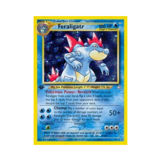 포켓몬 TCG 장크로다일 RH 네오 제네시스 (영문판)