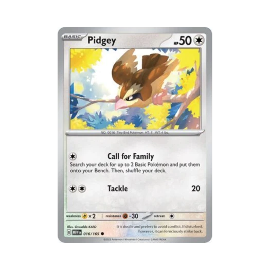 Pokemon TCG Pidgey C Scarlet & Violet 151 (English Ver.)