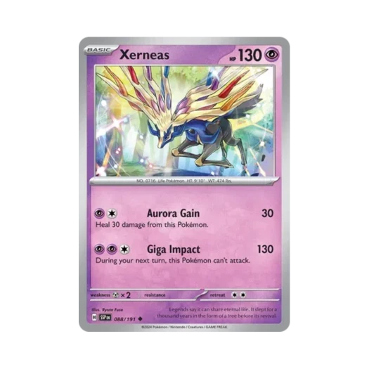 포켓몬 TCG 제르네아스 U 서징 스파크 (영문판) 카드 이미지