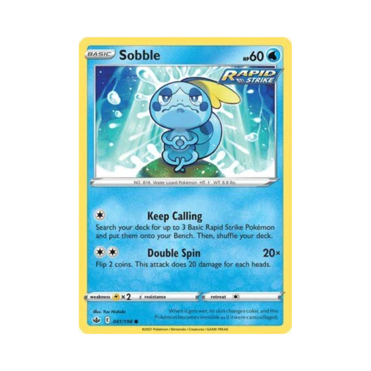 포켓몬 TCG 울머기 C 칠링 레인 (영문판)