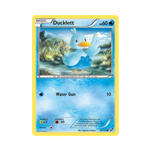 포켓몬 TCG 꼬지보리 C 블랙 & 화이트 (영문판)