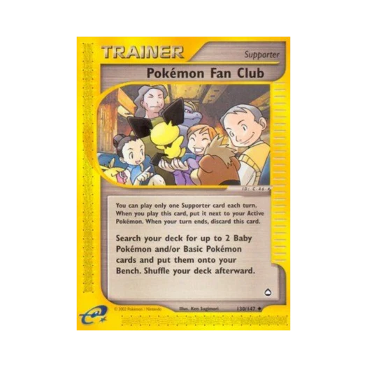 포켓몬 TCG 포켓몬 애호가 클럽 U 아쿠아폴리스 (영문판)