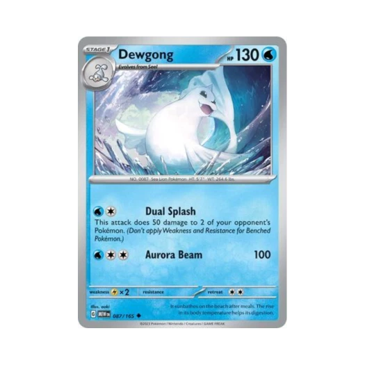 Pokemon TCG Dewgong U Scarlet & Violet 151 (English Ver.)