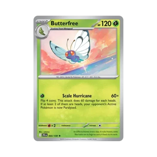 포켓몬 TCG 버터플 R 저니 투게더 (영문판)