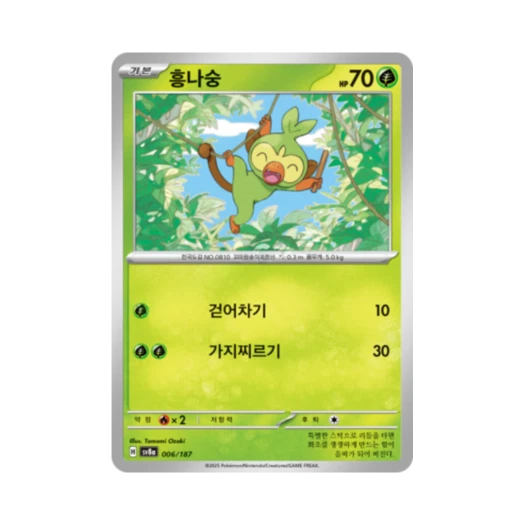 Pokemon TCG Grookey Terastal Fest ex (Korean Ver.)