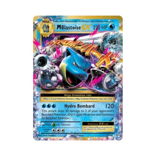 포켓몬 TCG M 거북왕 EX RHE 에볼루션즈 (영문판)