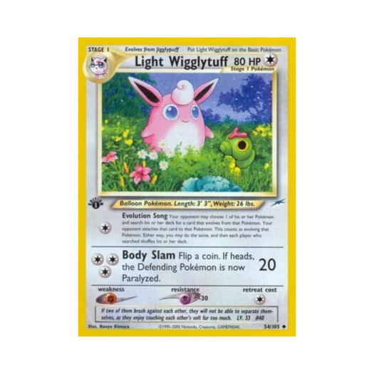 포켓몬 TCG 라이트 푸크린 U 네오 데스티니 (영문판)
