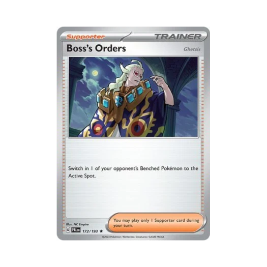 포켓몬 TCG 보스의 지령 R 팔데아 이볼브드 (영문판)